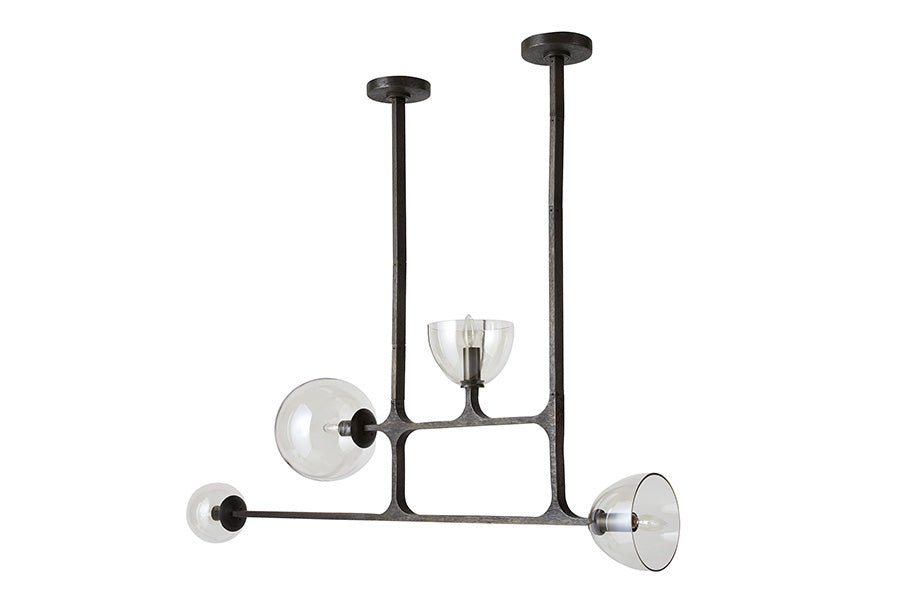 Arteriors Home DILLON 4-Light Linear Chandelier