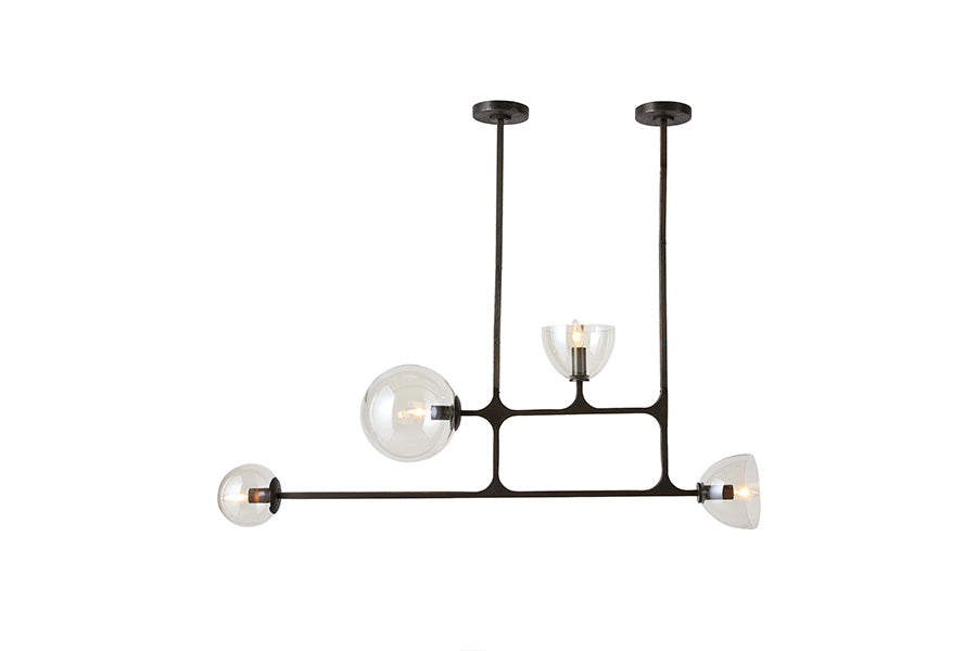 Arteriors Home DILLON 4-Light Linear Chandelier