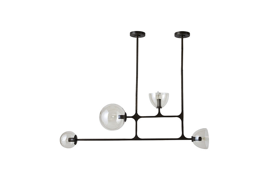 Arteriors Home DILLON 4-Light Linear Chandelier