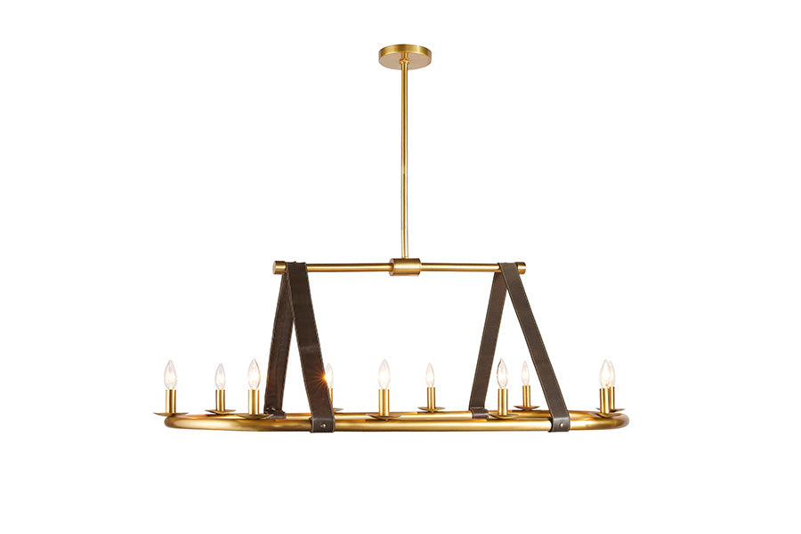 Arteriors Home ENGLEWOOD 10-Light Linear Chandelier