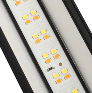 LUX 4ft Commercial Office Grade LED Direct/Indirect Suspended Pendant Linear Light Black or White Finish 3000K-6000K [30W]