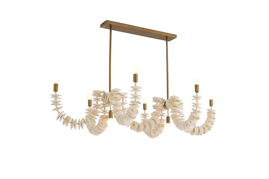 Arteriors Home KALAMA 8-Light Linear Chandelier
