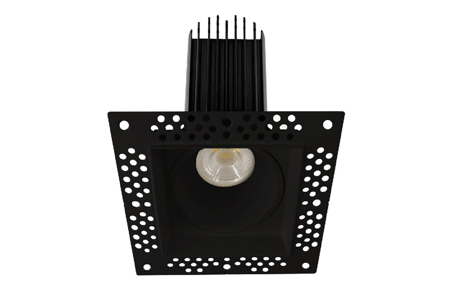Lotus LED Lights 2-Inch Square Trimless Recessed 15W LED Fixture