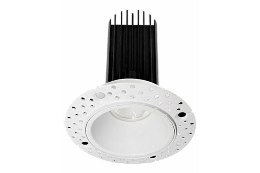 Lotus LED Lights 2-Inch Round Trimless Recessed 15W LED Fixture