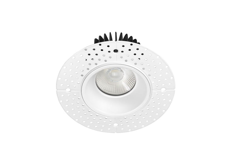 LUX 4" Trimless Concealed Round LED Downlight, 15W, 2700K-5000K