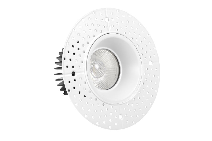 LUX 4" Trimless Concealed Round LED Downlight, 15W, 2700K-5000K